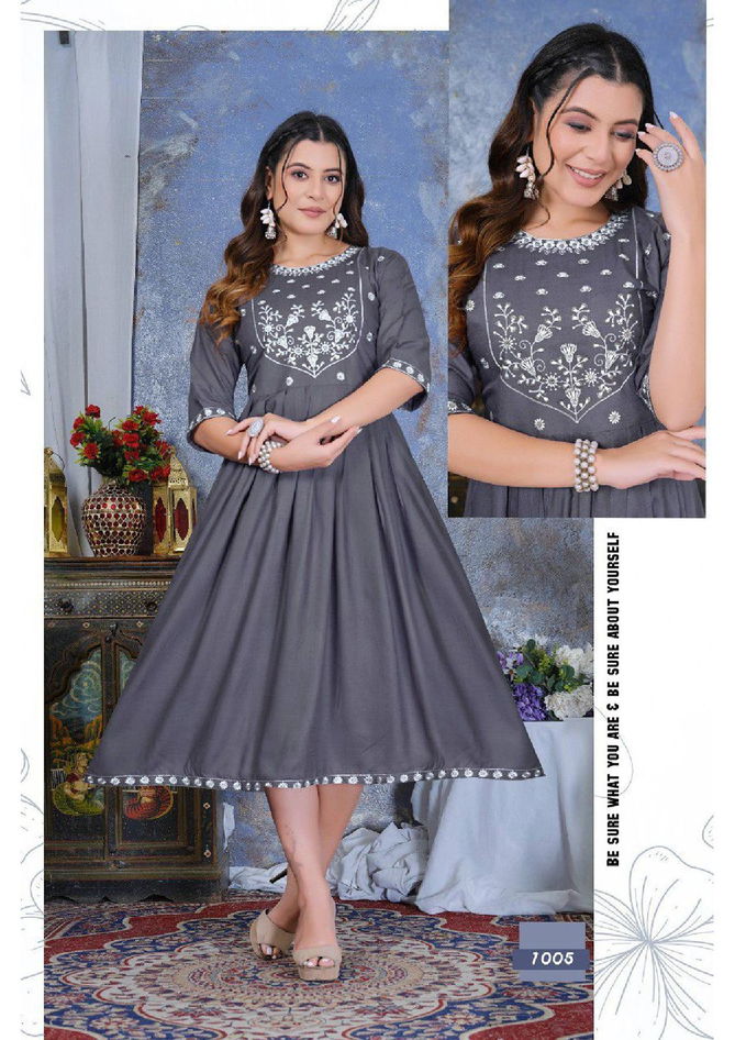 Trendy Tara Sitara Ethnic Wear Wholesale Anarakli Kurtis
